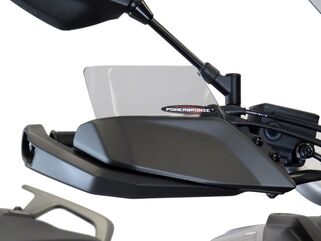 Powerbronze / パワーブロンズ ウインドディフレクター ソリッドブラック YAMAHA MT-09 TRACER, 18-19,MT-09 TRACER GT, 18-19 ,FJ-09 TRACER, 18-19,FJ-09 TRACER GT, 18-19 | 450-Y104-003