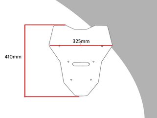 Powerbronze / パワーブロンズ アドベンチャー スポーツスクリーン HONDA CRF1100L アフリカツイン Adv. SPORTS 20 (410 MM HIGH) ライムグリーン | 460-H109-011