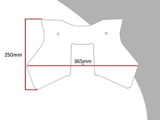Powerbronze Adventure Sport Screen KTM 790 Adventure 19-20, 890 Adventure, 21-22 (250mm) Dark-Tint | 460-KT104-002