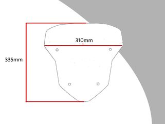 Powerbronze / パワーブロンズ アドベンチャー スポーツスクリーン TRIUMPH TIGER 900 20/TIGER 900 GT 20/TIGER 900 RALLY 20 (335 MM) フローセント グリーン | 460-T107-010