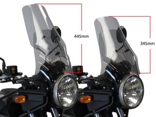 Powerbronze / パワーブロンズ アジャスタブルスクリーン ROYAL ENFIELD HIMALAYAN 18-20 クリア | 485-RE101-000