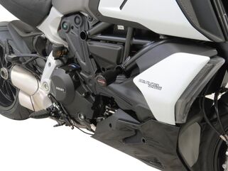 Powerbronze / パワーブロンズ バジェットクラッシュポストセット (クラッシュバー) DUCATI DIAVEL 1260 19-20 ブルー | 513-D109-008