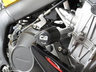 Powerbronze / パワーブロンズ バジェットクラッシュポストセット (クラッシュバー), グリーン HONDA CB650F, 14-18,CBR650F, 14-18 | 513-H124-011