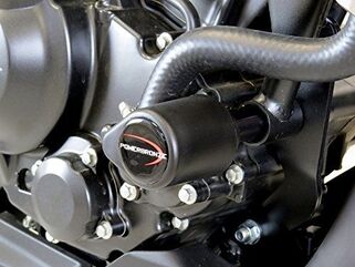 Powerbronze / パワーブロンズ バジェットクラッシュポストセット (クラッシュバー), ブラック HONDA CB300R, 18-19 | 513-H131-003