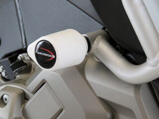 Powerbronze / パワーブロンズ バジェットクラッシュポストセット (クラッシュバー), グリーン HONDA VFR1200X CROSSTOURER, 16-19 (FOR BIKES WITH CRASH BARS) | 513-H136-011