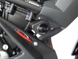 Powerbronze / パワーブロンズ バジェットクラッシュポストセット (クラッシュバー), ブラック KAWASAKI VERSYS 650, 06-14 | 513-K116-003