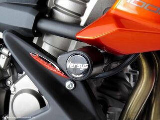 Powerbronze / パワーブロンズ バジェットクラッシュポストセット (クラッシュバー), ブルー KAWASAKI VERSYS 1000, 15-18 | 513-K133-008