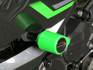Powerbronze / パワーブロンズ バジェットクラッシュポストセット (クラッシュバー), アンバー KAWASAKI NINJA 250, 18-19, NINJA 400, 18-19 | 513-K142-007