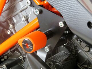 Powerbronze / パワーブロンズ バジェットクラッシュポストセット (クラッシュバー), ブラック KTM 1290 SUPER DUKE R, 14-19,1290 SUPER DUKE GT, 16-19 | 513-KT101-003