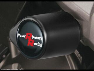Powerbronze / パワーブロンズ バジェットクラッシュポストセット (クラッシュバー), ブラック SUZUKI GSXR600 SRAD, 96-00 ,GSXR750 SRAD, 96-99 | 513-S103-003