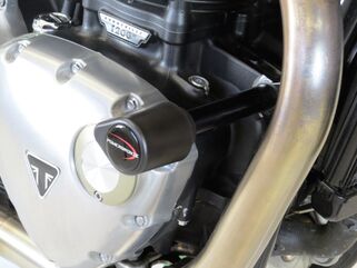 Powerbronze / パワーブロンズ バジェットクラッシュポストセット (クラッシュバー) TRIUMPH THRUXTON 1200/THRUXTON R 16-20/BONNEVILLE T100 17-20/BONNEVILLE T120 16-20/SPEED TWIN 19-20/STREET CUP 17-20/STREET TWIN 16-20 アンバー | 513-T113-007