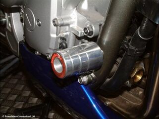 Powerbronze / パワーブロンズ バジェットクラッシュポストセット (クラッシュバー), ブルー YAMAHA FZS1000 FAZER, 00-05 | 513-Y111-008