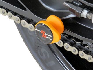 Powerbronze / パワーブロンズ スイングアームプロテクターキット, ホワイト プラスチック KTM 790 DUKE, 18-19 | 514-KT101-004