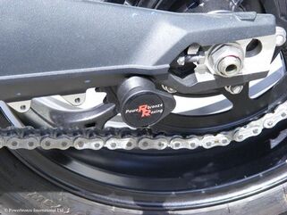 Powerbronze / パワーブロンズ スイングアームプロテクターキット, イエロー プラスチック TRIUMPH ストリートトリプル,ストリートトリプル R, 13-16 | 514-T106-006