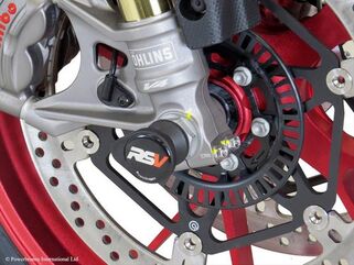 Powerbronze / パワーブロンズ フォークプロテクター ホワイト プラスチック APRILIA ,RSV4 RF, 15-19 ,RSV4 RR, 15-19 ,RSV4 1100 FACTORY, 19 | 518-A101-004