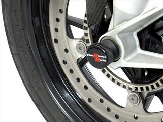 Powerbronze / パワーブロンズ フォークプロテクター ブラック プラスチック BMW S1000R, 14-19 | 518-B102-003