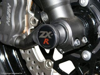 Powerbronze / パワーブロンズ フォーク  プロテクター KAWASAKI ZX6-R 07-11 ブラック プラスチック | 518-K103-003