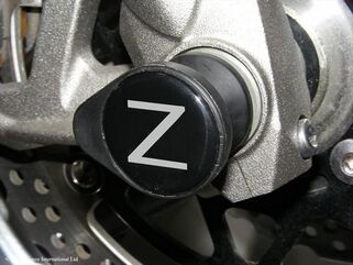 Powerbronze / パワーブロンズ フォーク  プロテクター KAWASAKI Z1000 07-09 ブラック プラスチック | 518-K104-003