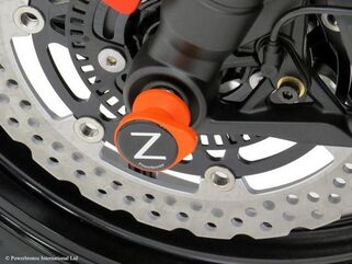 Powerbronze / パワーブロンズ フォークプロテクター ホワイト プラスチック KAWASAKI Z1000SX, 17-19 | 518-K117-004