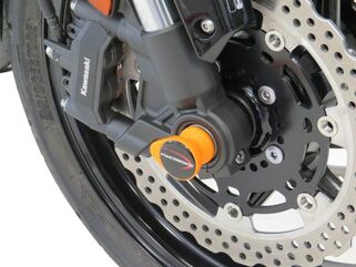 Powerbronze / パワーブロンズ フォークプロテクター ブルー プラスチック KAWASAKI VERSYS 1000, 19 ,VERSYS 1000 SE, 19 | 518-K123-008