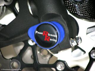 Powerbronze / パワーブロンズ フォーク  プロテクター SUZUKI GSXR600 11 ブルー プラスチック | 518-S106-008