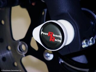 Powerbronze / パワーブロンズ フォーク  プロテクター SUZUKI GSR750 11 ブルー プラスチック | 518-S107-008