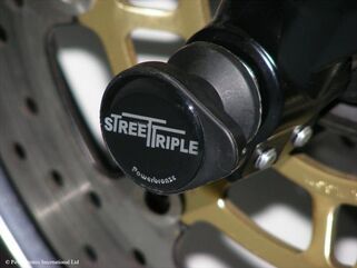 Powerbronze / パワーブロンズ フォーク  プロテクター TRIUMPH ストリートトリプル ALL ブルー プラスチック | 518-T101-008