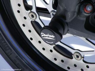 Powerbronze / パワーブロンズ フォークプロテクター ブルー プラスチック TRIUMPH DAYTONA 675, 13-16 | 518-T103-008