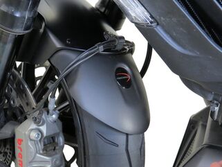 Powerbronze / パワーブロンズ マッドガードエクステンダー DUCATI DIAVEL 11-20/DIAVEL 1260 19-20 ブラック | 650-D102-003