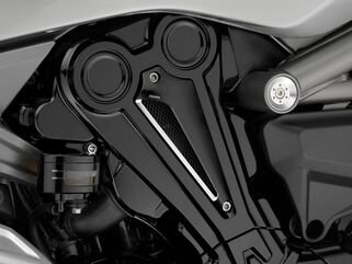 Rizoma / リゾマ  Air intake for vertical belt cover, Black Anodized | ZDM136B