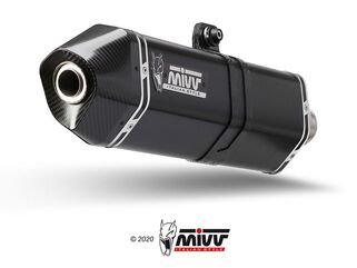 MIVV / ミヴマフラー Speed Edge Black Stainless Steel Exhaust | HD.003.LRB