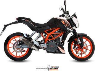 MIVV / ミヴ- SPORT フルエキゾーストシステム 1:1 カーボン for KTM 390 DUKE (13-) | KT.012.L2S