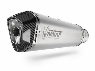 MIVV / ミヴマフラー SPORT SLIP-ON Muffler DELTA RACE STAINLESS STEEL carbon cap For KTM 790 DUKE | KT.020.LDRX