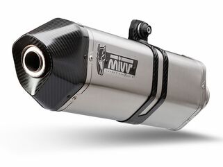 MIVV / ミヴマフラー SPORT SLIP-ON Muffler SPEED EDGE STAINLESS STEEL carbon cap WITH CATALYZER CONVERTING KI | S.049.LRX