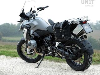 Unitgarage / ユニットガレージ Side Pannier Canvas + subframe R1200 GS LC, Black/Black | U001+1901SX-Black-Black