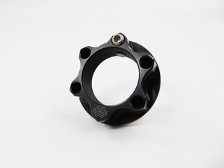 GILLES TOOLING / ギルズツーリング トップヨークナット ACMA アルミ 25x1 ブラック | ACMA-25-10-B