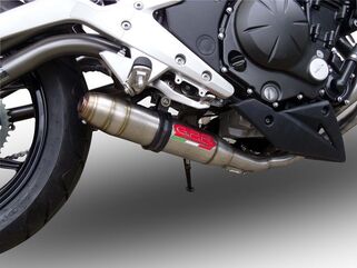 GPR / ジーピーアール Original For Kawasaki Er 6 N - F 2012/16 E3 Homologated Full Exhaust Deeptone Inox | CO.K.162.1.DE