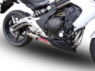 GPR / ジーピーアール Original For Kawasaki Er 6 N - F 2012/16 E3 Homologated Full Exhaust Deeptone Inox | CO.K.162.1.DE