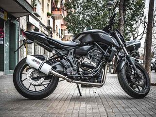 GPR / ジーピーアール Original For Yamaha Mt-07 2017/20 E4 Homologated Full Exhaust Catalized Albus Evo4 | E4.Y.190.CAT.ALBE4