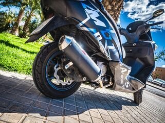 GPR / ジーピーアール Exhaust System Kymco Downtown 350 2018/20 e4 Racing full system Evo4 Road | KYMC.11.RACE.EVO4