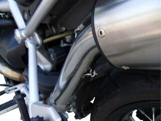 GPR / ジーピーアール Original For Moto Guzzi Stelvio 1200 8V 2011/17 Homologated スリッポンエキゾースト Catalized Satinox | GU.31.SAT