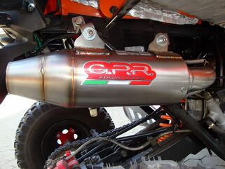 GPR / ジーピーアール Original For Adly 500 Hurricane S Homologated スリッポンエキゾースト Deeptone Atv | QUSP.142.DEATV