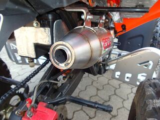 GPR / ジーピーアール Original For Adly 500 Hurricane S Homologated Full Exhaust Deeptone Atv | QUSP.143.DEATV