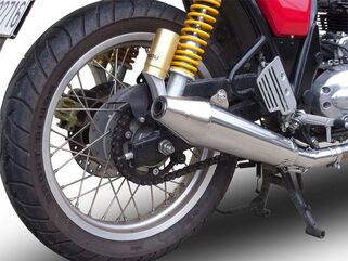GPR / ジーピーアール Original For Royal E. Continental Gt 535 2014/16 Homologated スリッポンエキゾースト Catalized Vintacone | ROY.1.VIC