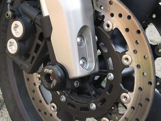 GSGモトテクニック クラッシュパッドセット (フロントホール用) Yamaha MT-01 (2005 -) | 22-25-295