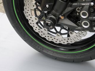 GSGモトテクニック クラッシュパッドセット ホールディングプレート アルミ Kawasaki ZX-10R (2008-2010) | 8544075-K41