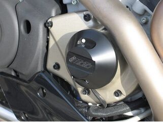 GSGモトテクニック クラッシュパッドセット マウンティングプレート ブラックアノダイズド Buell XB モデル (2003-2007) | 754909535-BU1-SH
