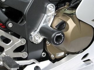 GSGモトテクニック クラッシュパッドセット マウンティングプレート ブラックアノダイズド Kawasaki ZX-12R (2002 -) | 115105490-K28-SH