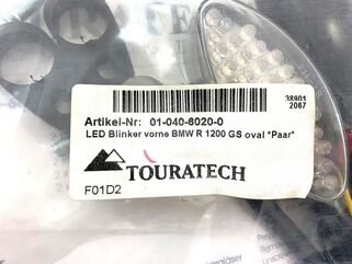 TOURATECH / ツアラテック LEDウインカー オーバル型 （前用左右セット） R1200GS | 01-040-6020-0