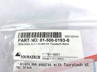 TOURATECH / ツアラテック ARIETE　ゴーグル ツラーテックストラップ【ブラック】 | 01-500-0193-0